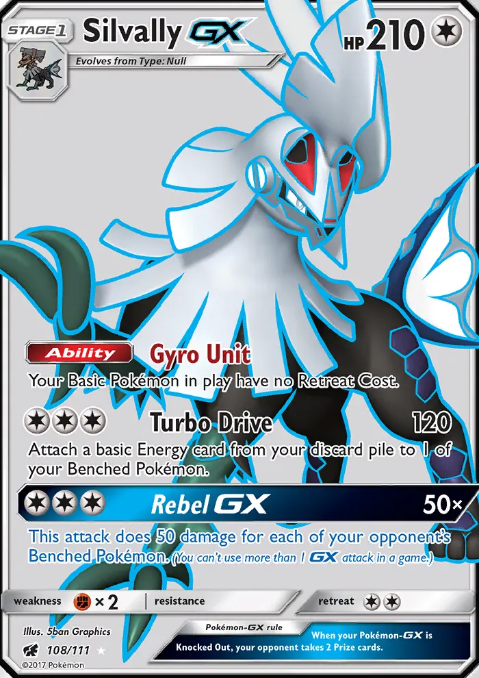 Silvally GX, Pokémon card
