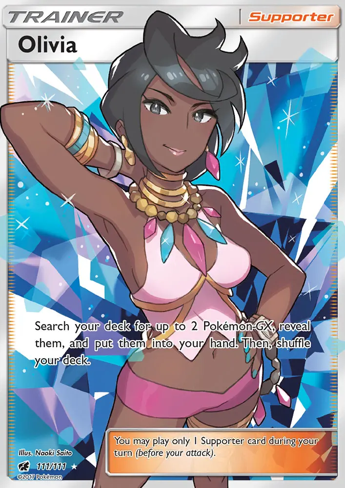 Olivia, Pokémon card