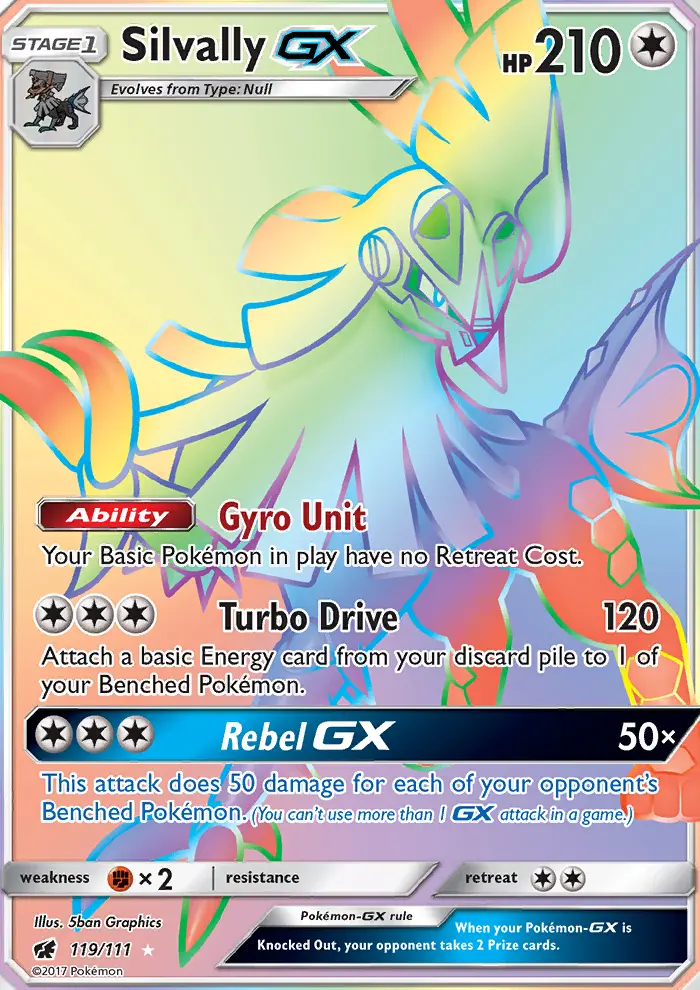 Silvally GX, Pokémon card
