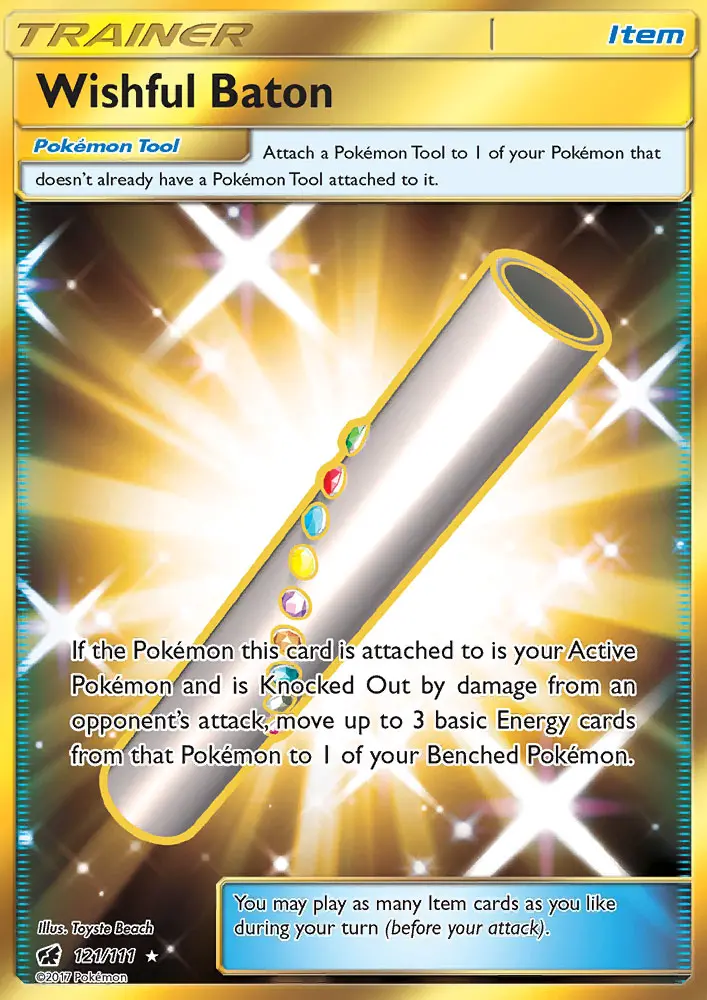 Wishful Baton, Pokémon card