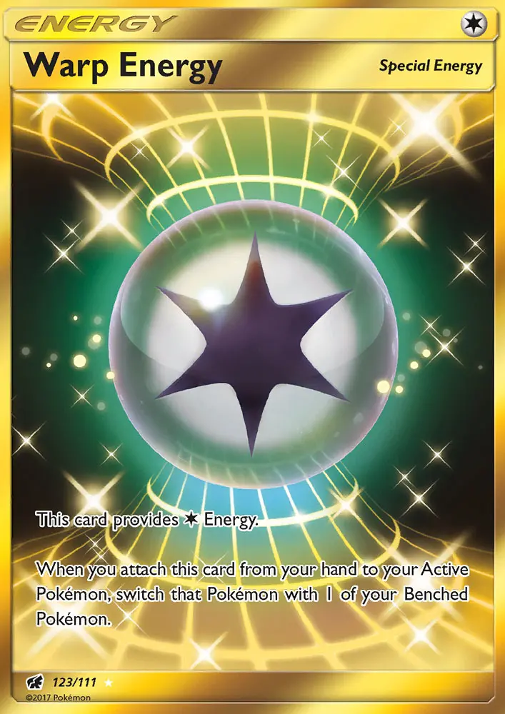 Warp Energy, Pokémon card