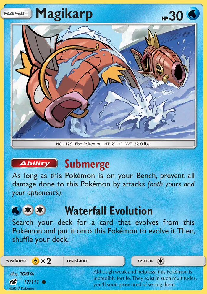 Magikarp, Pokémon card