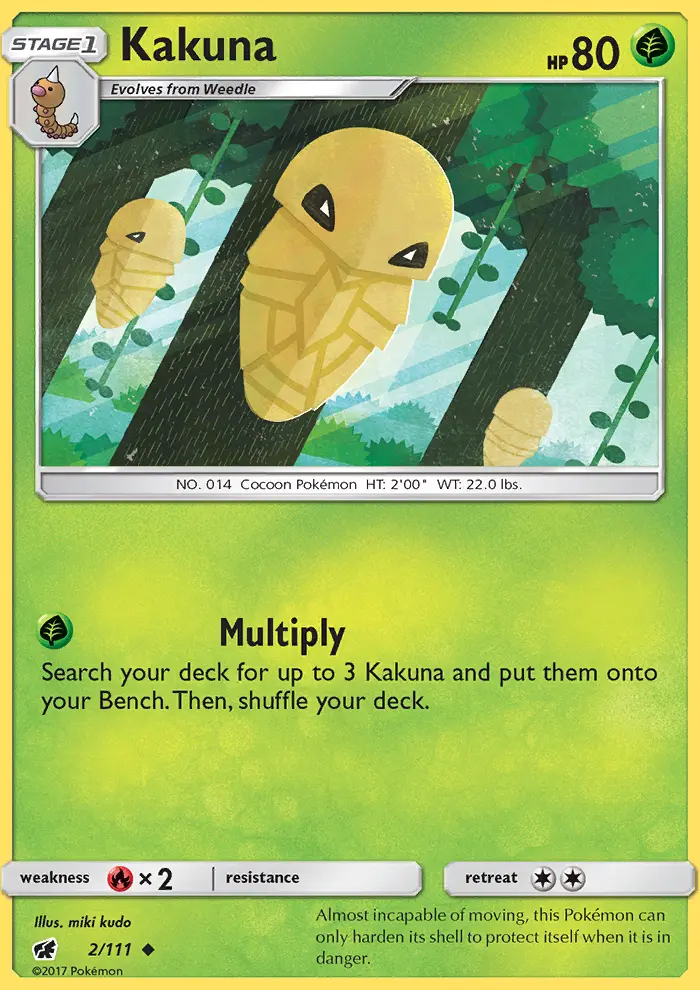 Kakuna, Pokémon card