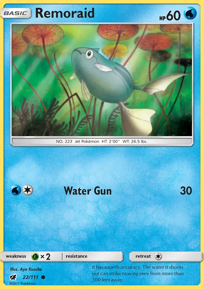 Remoraid, Pokémon card