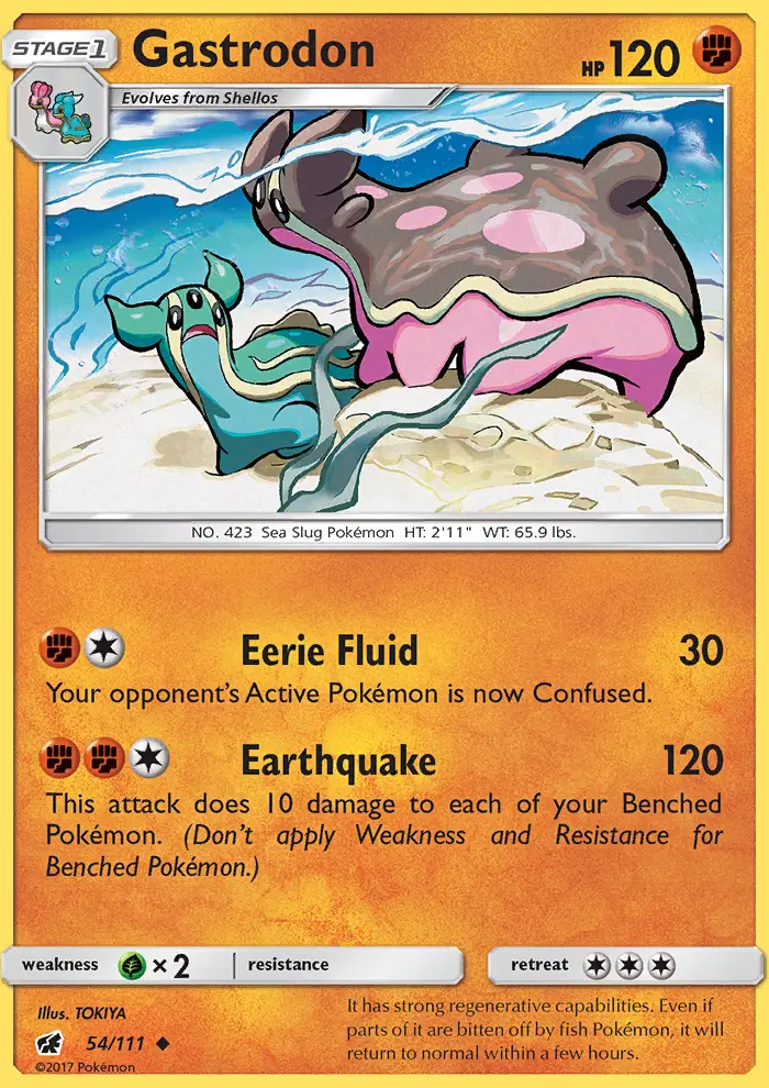 Gastrodon, Pokémon card