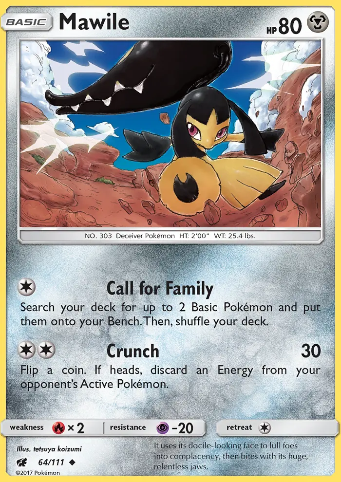 Mawile, Pokémon card
