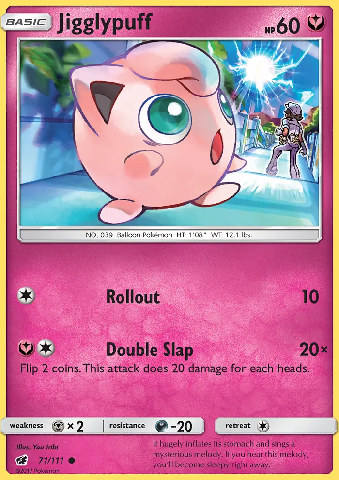 Jigglypuff, Pokémon card