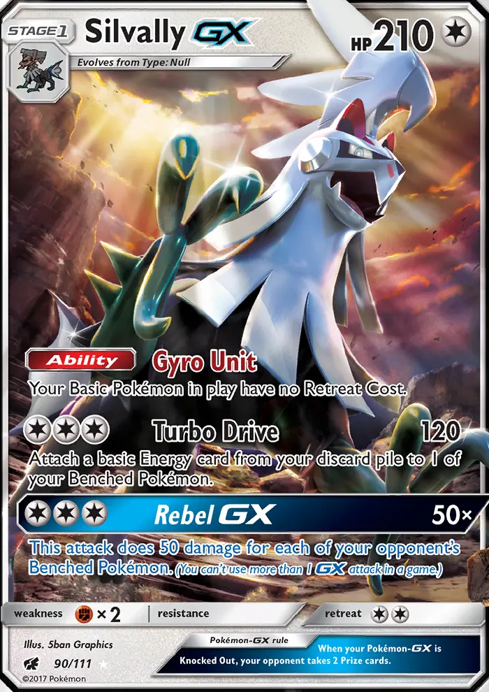 Silvally GX, Pokémon card