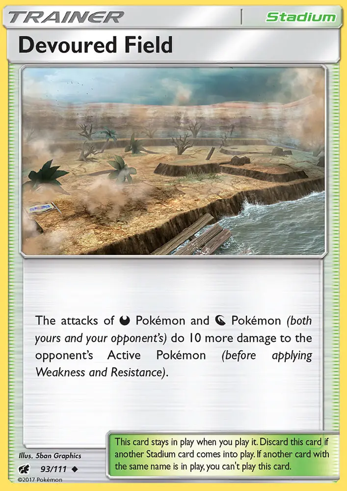 Devoured Field, Pokémon card