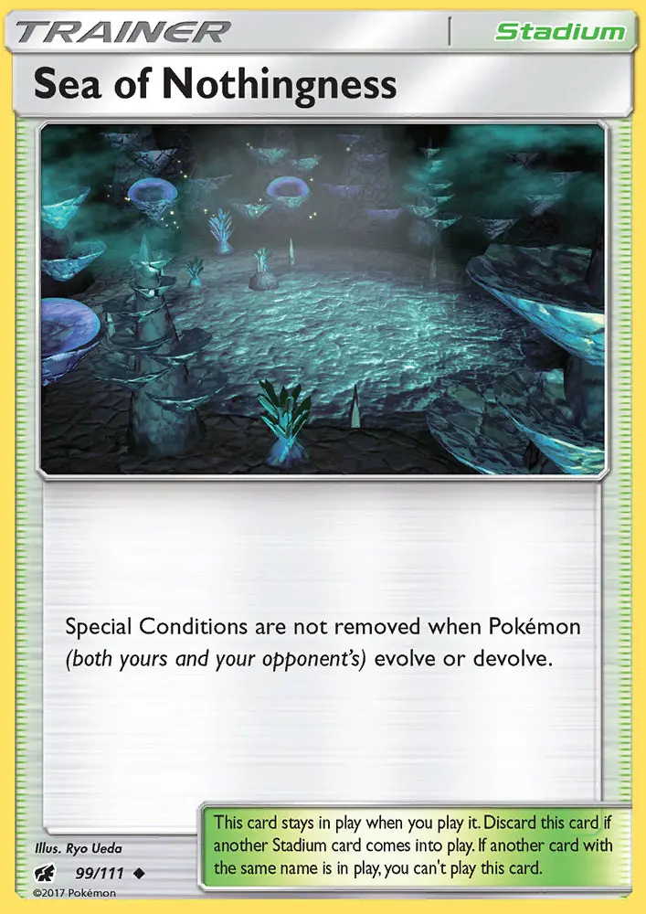 Sea of Nothingness, Pokémon card