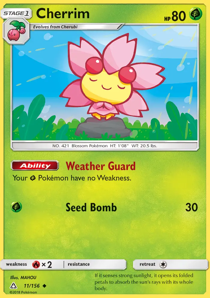 Cherrim, Pokémon card