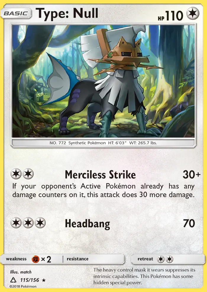 Type: Null, Pokémon card