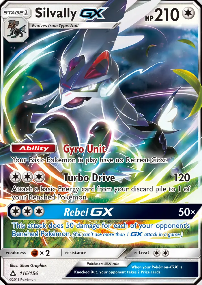 Silvally GX, Pokémon card