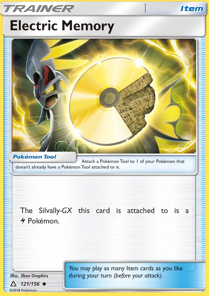 Electric Memory, Pokémon card