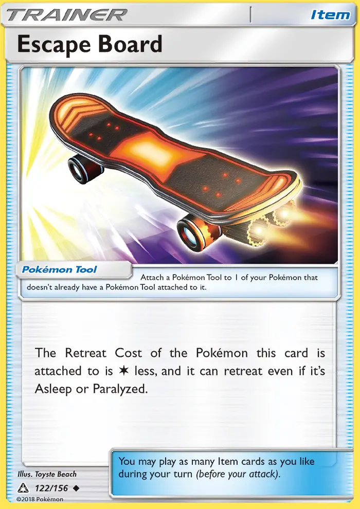Escape Board, Pokémon card