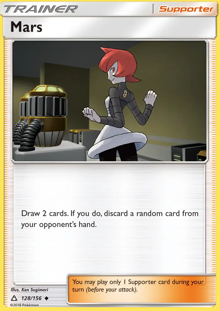 Mars, Pokémon card