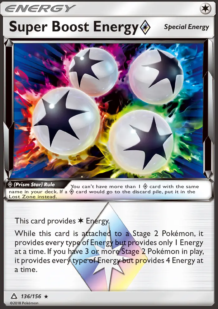 Super Boost Energy ◇, Pokémon card