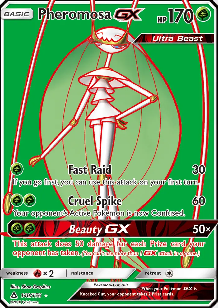 Pheromosa GX, Pokémon card