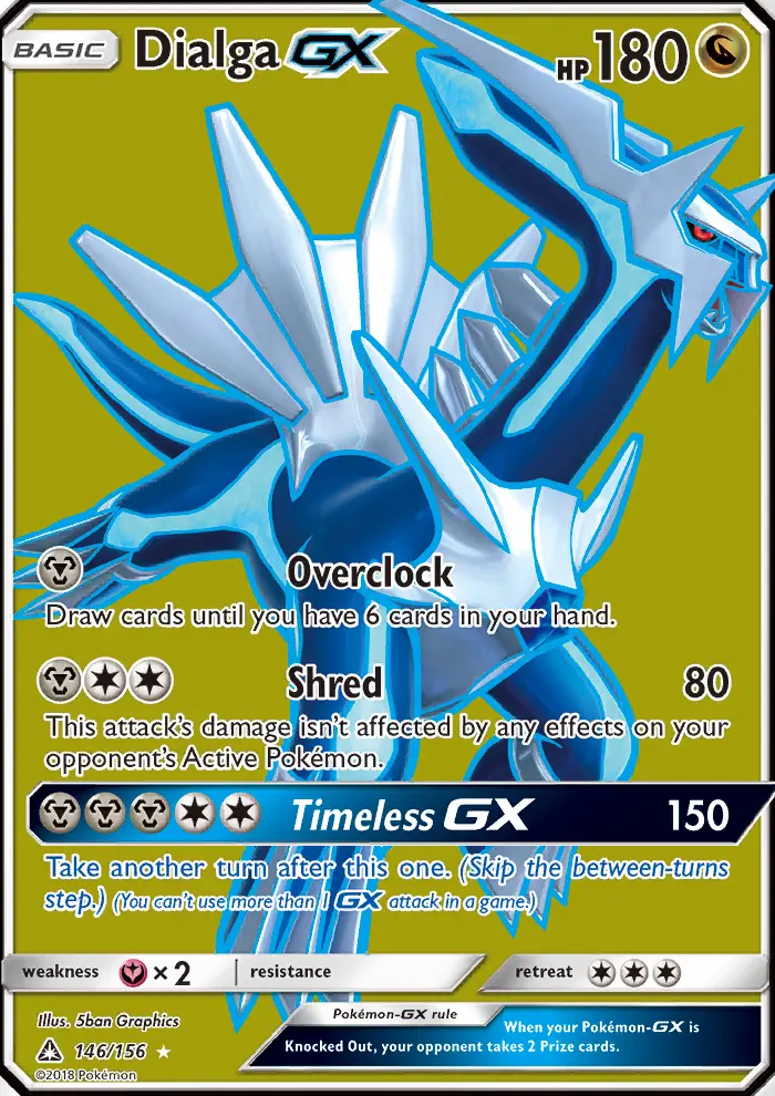 Dialga GX, Pokémon card