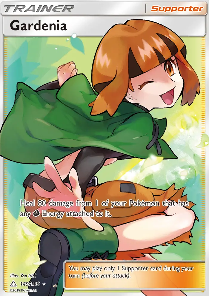 Gardenia, Pokémon card
