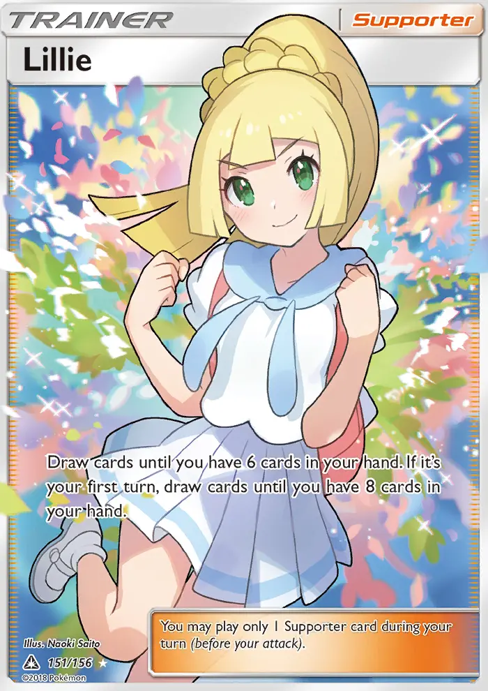 Lillie, Pokémon card