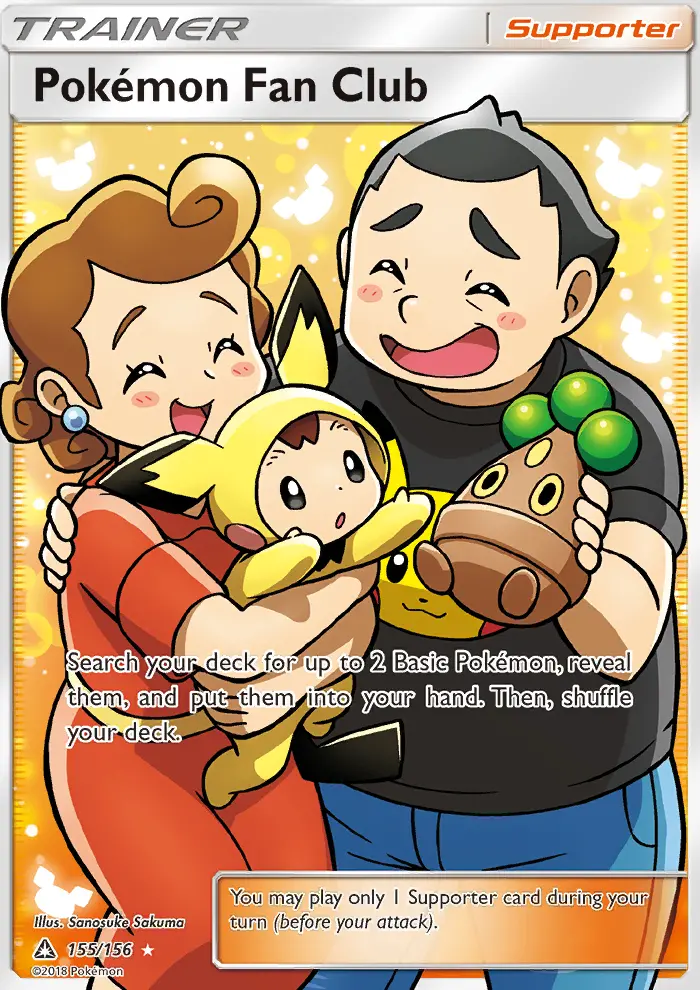Pokémon Fan Club, Pokémon card