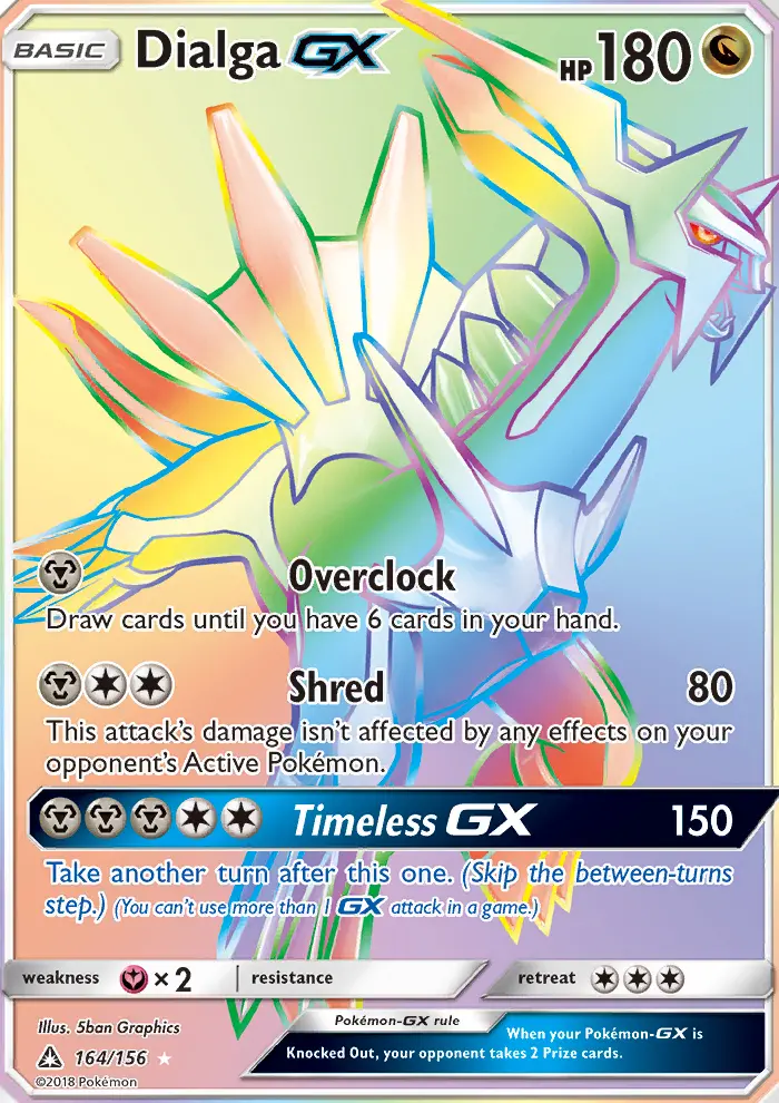 Dialga GX, Pokémon card