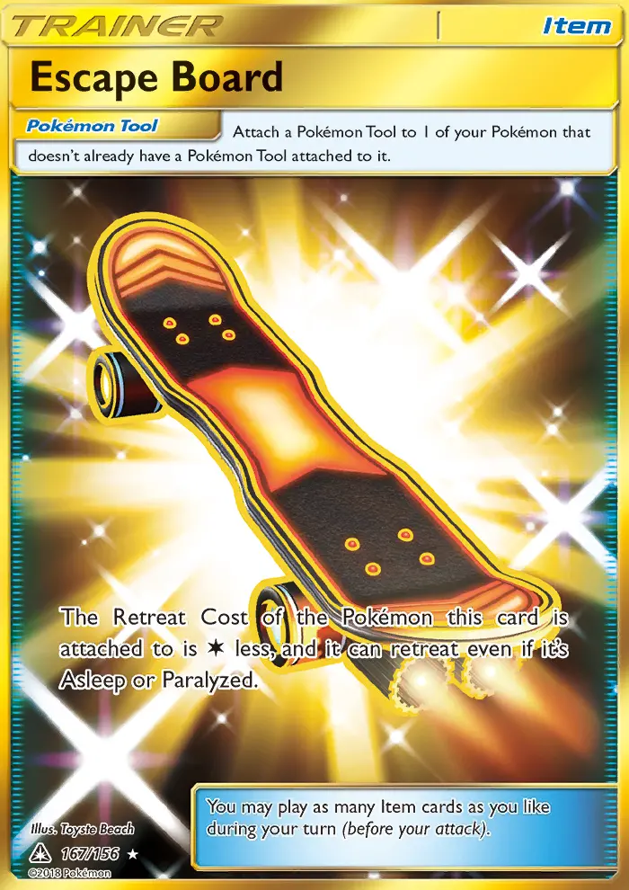 Escape Board, Pokémon card