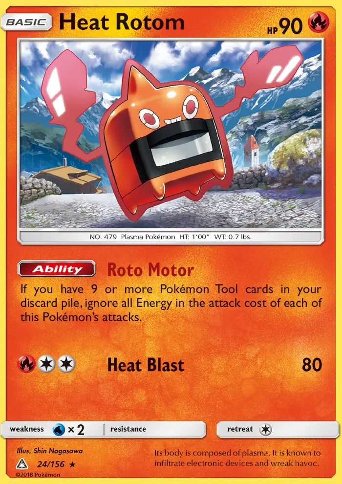Heat Rotom, Pokémon card