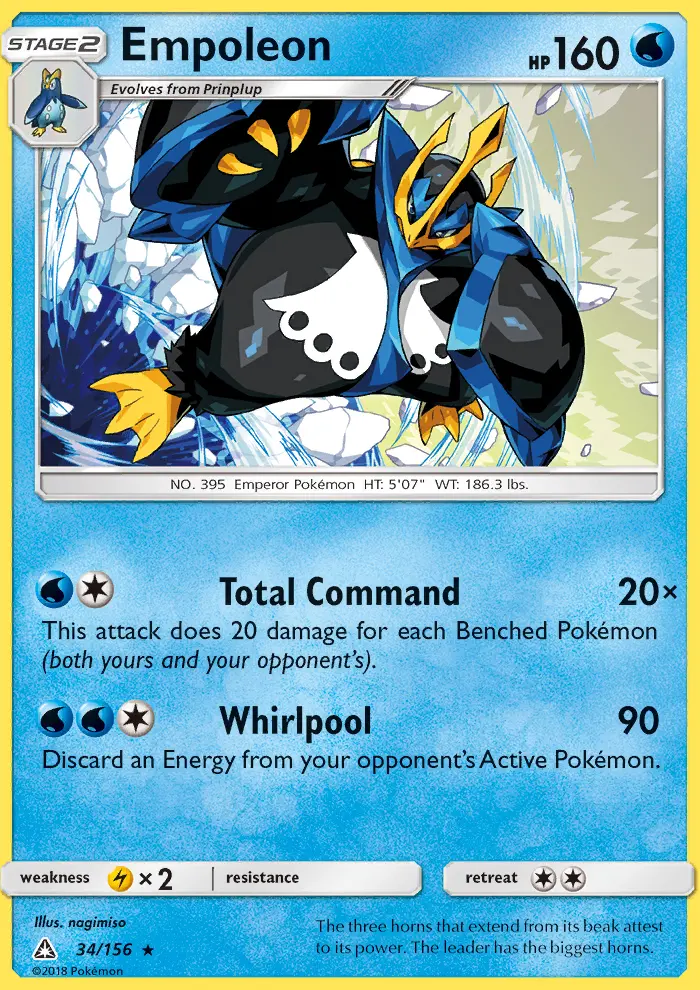 Empoleon, Pokémon card