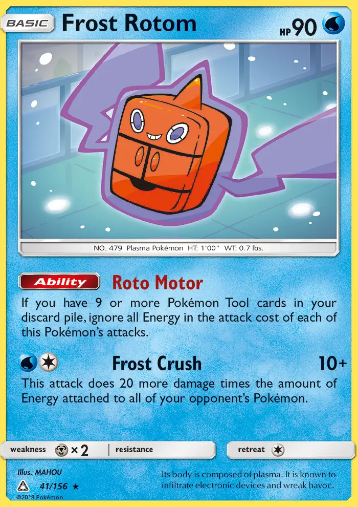 Frost Rotom, Pokémon card