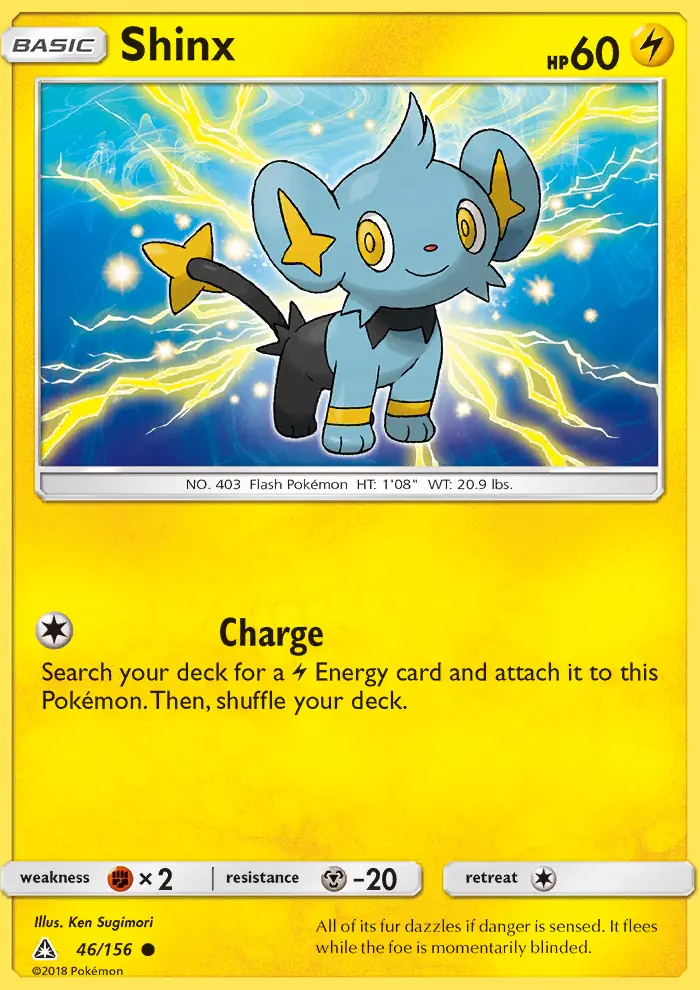 Shinx, Pokémon card