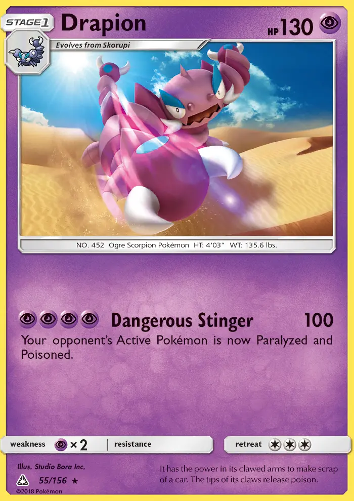 Drapion, Pokémon card