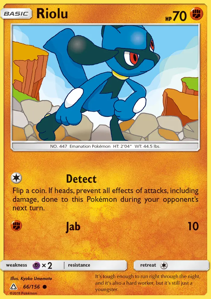 Riolu, Pokémon card