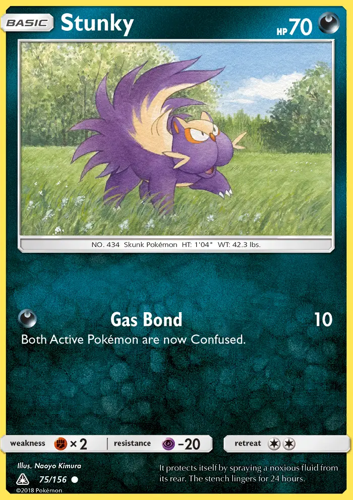 Stunky, Pokémon card