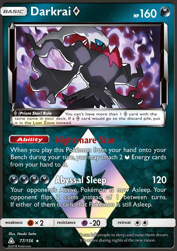 Darkrai ◇, Pokémon card