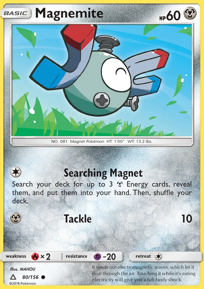 Magnemite, Pokémon card