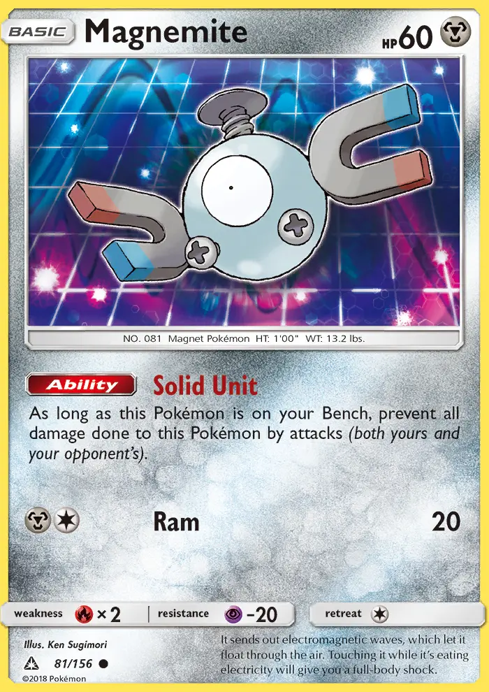 Magnemite, Pokémon card