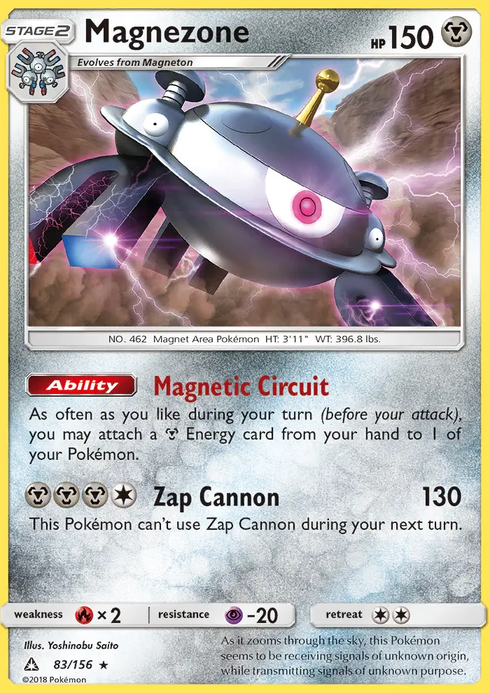Magnezone, Pokémon card