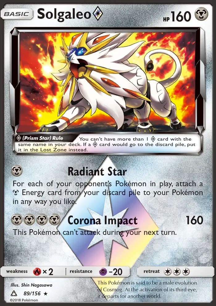 Solgaleo ◇, Pokémon card
