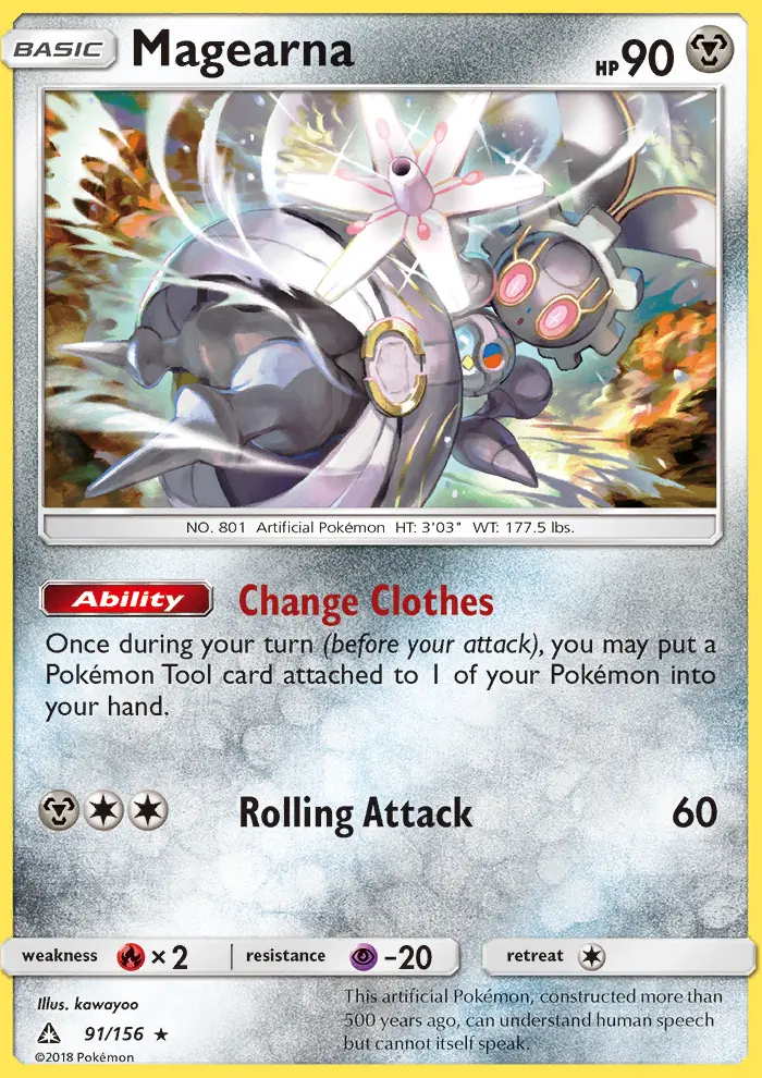 Magearna, Pokémon card