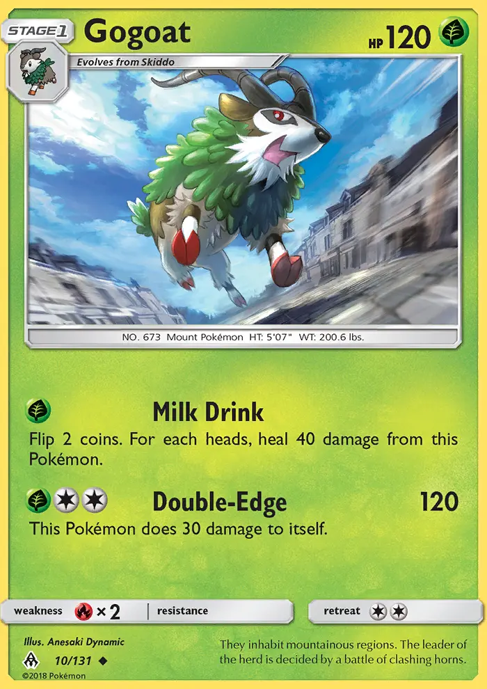 Gogoat, Pokémon card