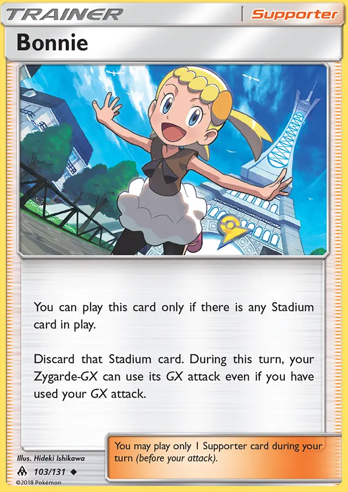 Bonnie, Pokémon card