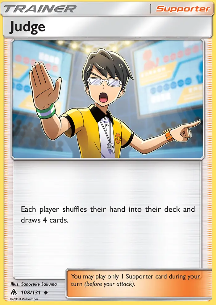 Judge, Pokémon card