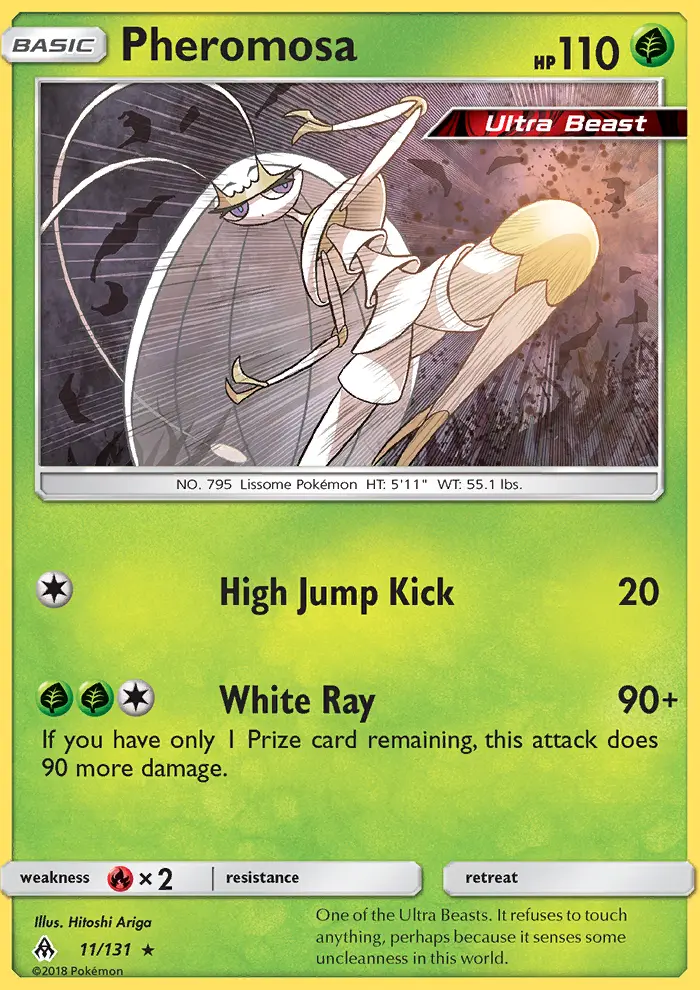 Pheromosa, Pokémon card