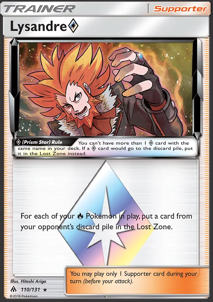 Lysandre ◇, Pokémon card