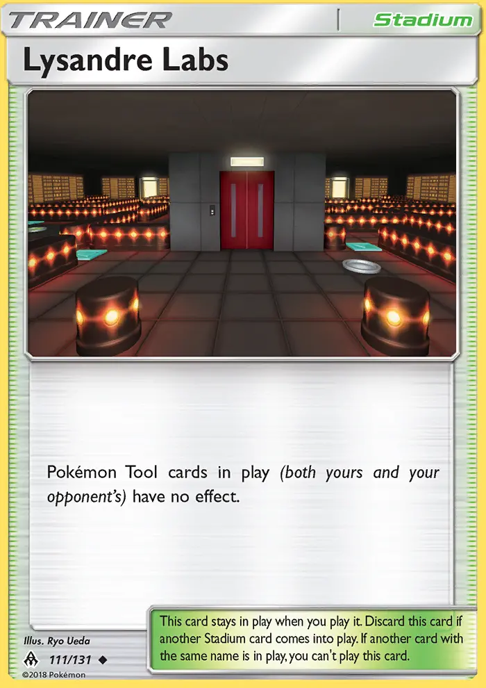 Lysandre Labs, Pokémon card