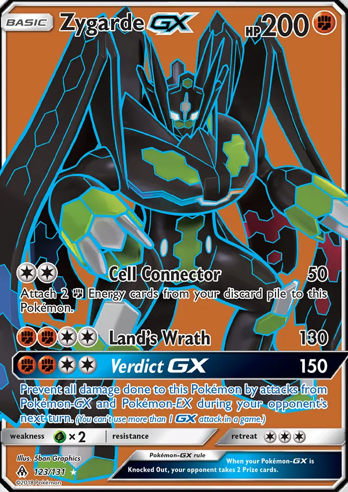 Zygarde GX, Pokémon card