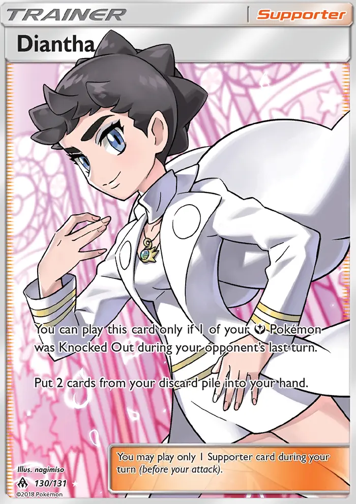 Diantha, Pokémon card