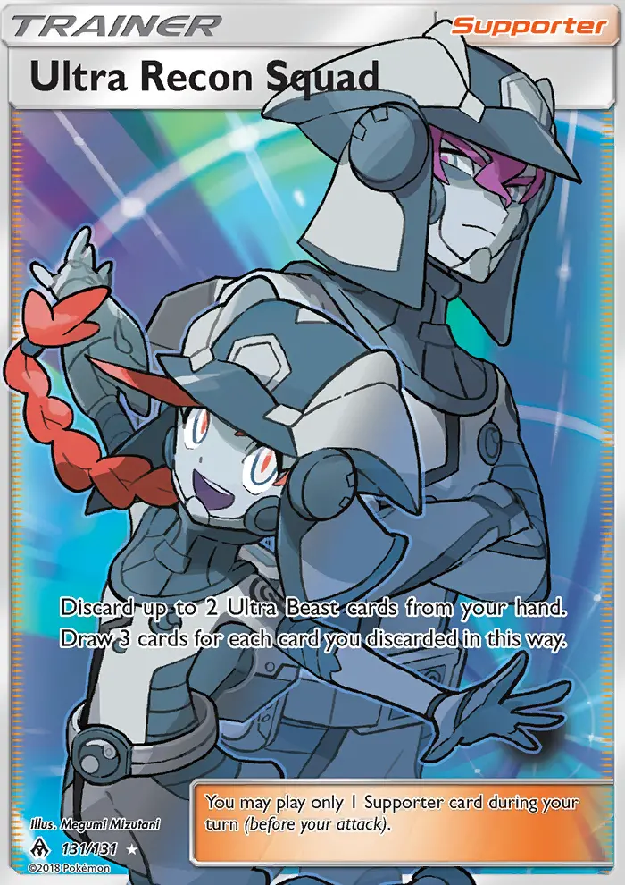 Ultra Recon Squad, Pokémon card